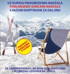 Progresivne naočale + sunčane naočale s dioptrijom na poklon