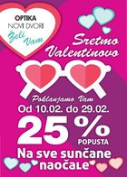 Valentinovo u optici Novi Dvori